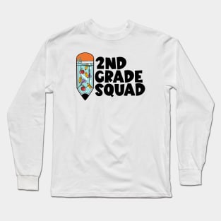 2nd grade squad Long Sleeve T-Shirt